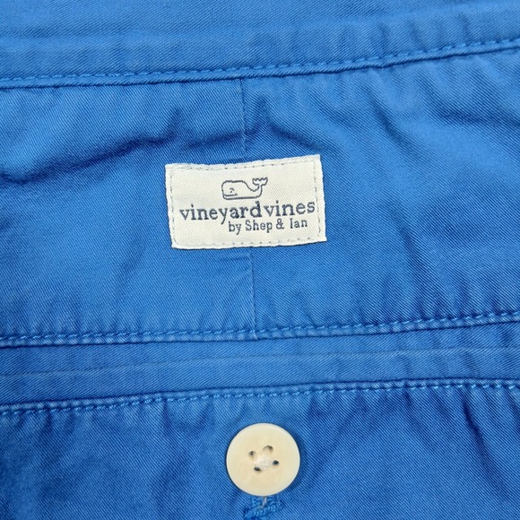 Vineyard Vines Chino Shorts Men's 34 Blue Cotton Classic Casual - Picture 4 of 8